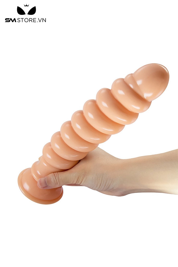 SMT4187 - Anal long thiết kế hình lò xo đế dính tường dài 22.8cm