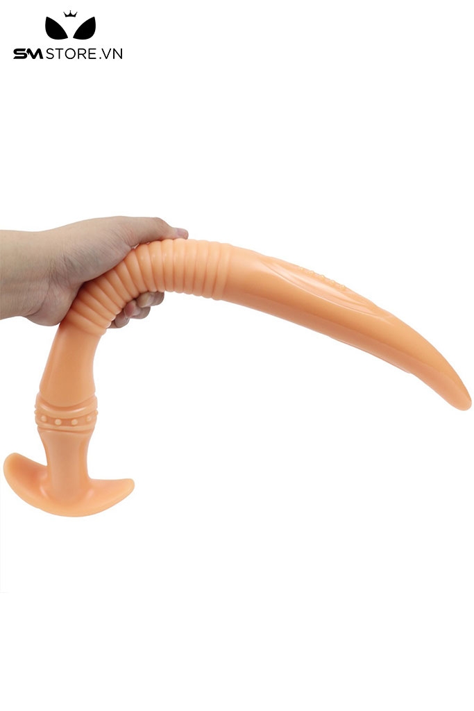 SMT4192 - Long anal với phần đế cong silicon mềm có bi nổi dài 54cm
