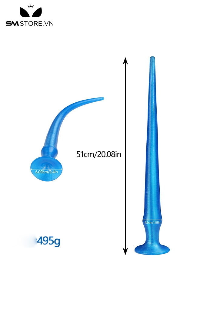 SMT4193 - Đồ chơi hậu môn anal long silicon dài 35 44 và 51cm