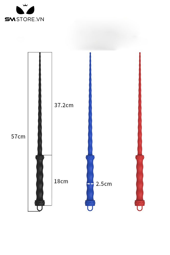 SMT4219 - Sounding đồ chơi niệu đạo silicon có móc đeo dài 57cm