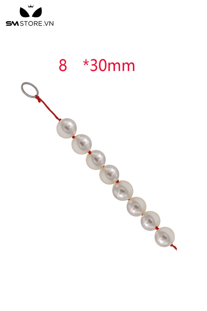 SMT4227 - Anal beads dạng chuỗi ngọc trai đường kính 3cm với dây co giãn