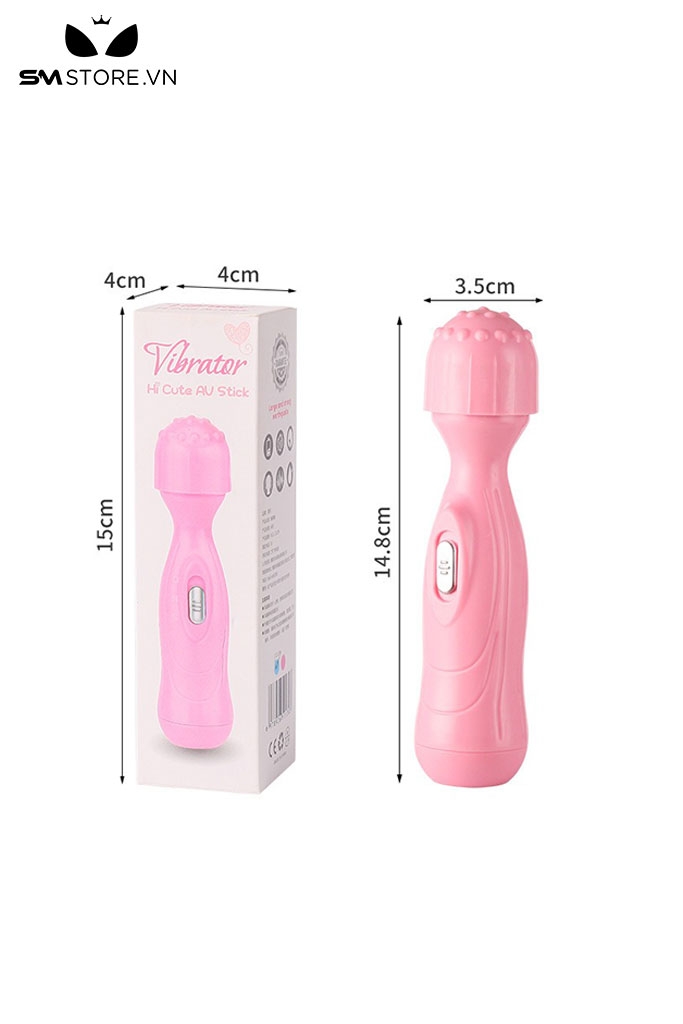 SMT4229 - Chày rung tình yêu nhựa có gai nổi ở đầu dài 14.8cm