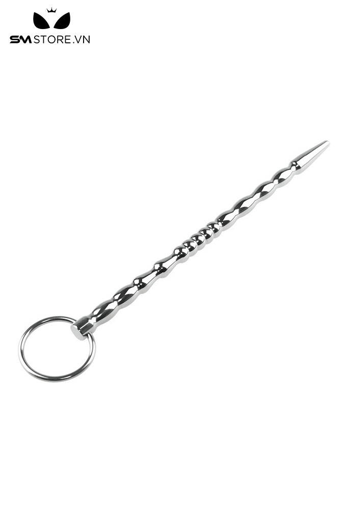 SMT4236 - Sounding thông lỗ tiểu inox với chuỗi hạt móc tròn dài 208mm