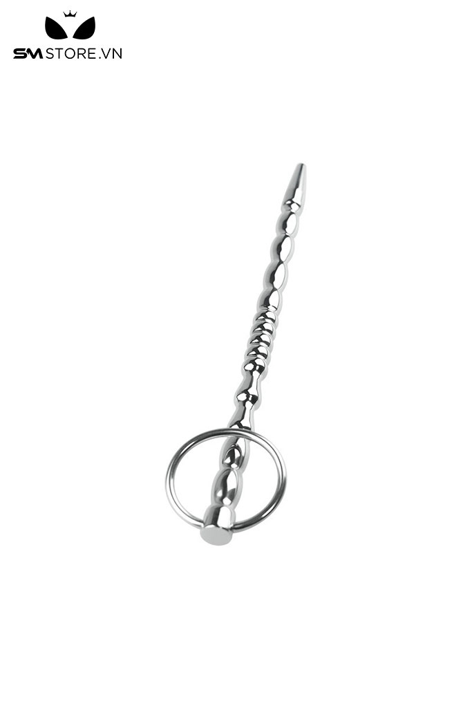 SMT4236 - Sounding thông lỗ tiểu inox với chuỗi hạt móc tròn dài 208mm