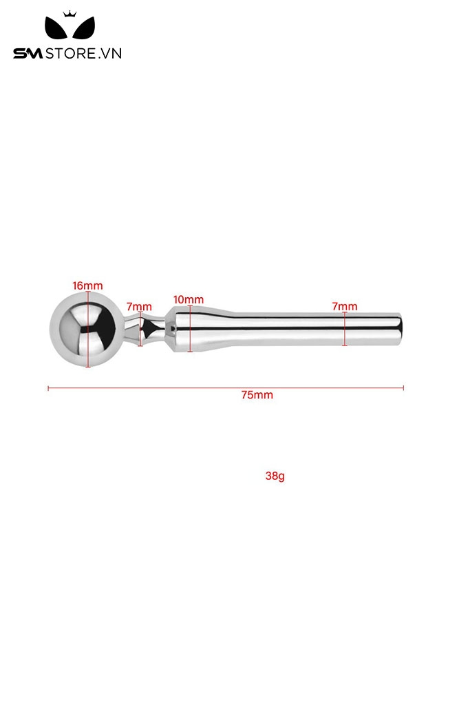 SMT4244 - Sounding niệu đạo inox có thắt eo và phần đầu bo tròn