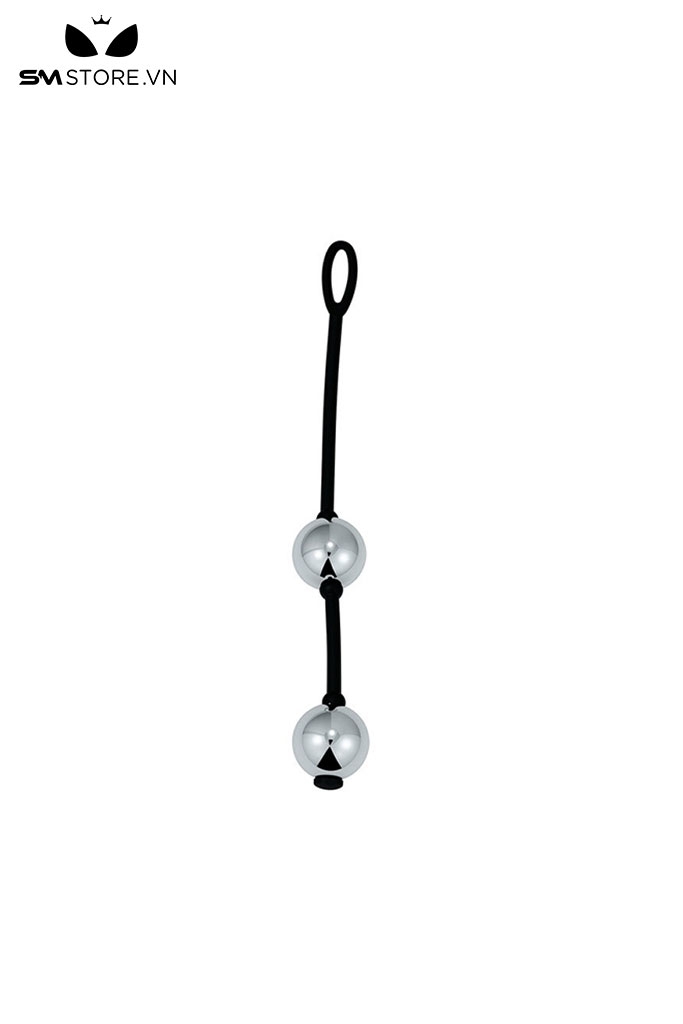 SMT4274 - Đồ chơi hậu môn anal beads với chuỗi 2 hạt inox bóng