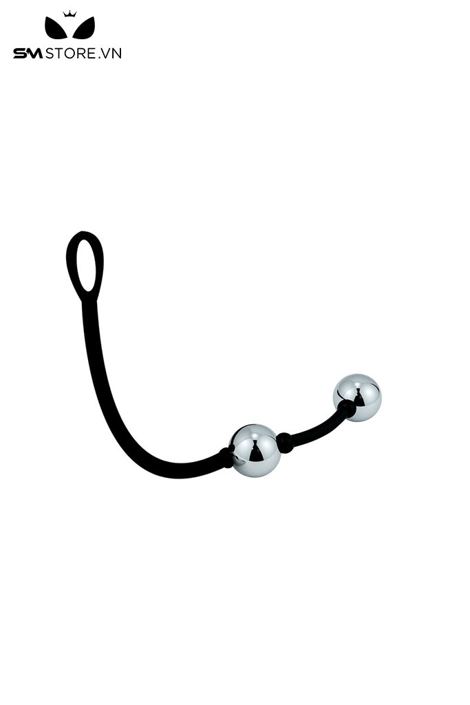 SMT4274 - Đồ chơi hậu môn anal beads với chuỗi 2 hạt inox bóng