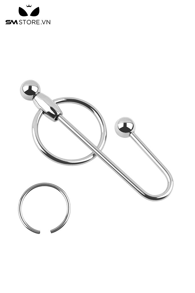 SMT4288 - Sounding niệu đạo inox không gỉ hơi cong nhẹ dài 87mm