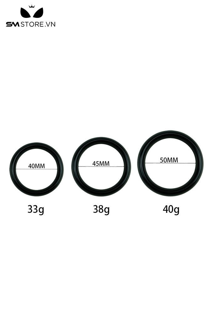 SMT4294 - Vòng đeo cu inox dạng nhẫn tròn trơn dài 40 45 và 50mm