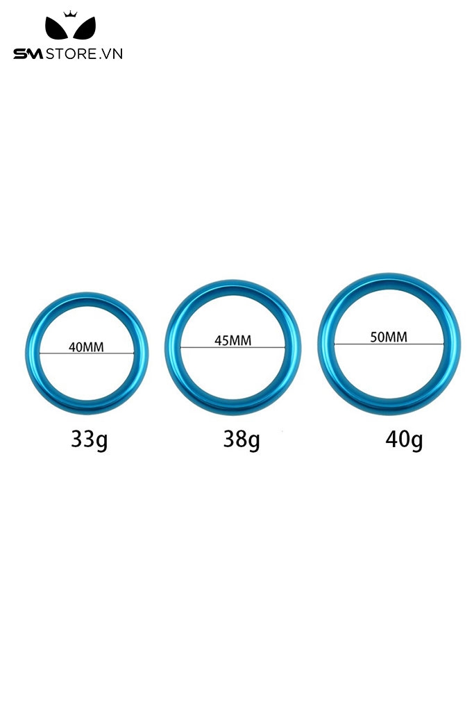 SMT4294 - Vòng đeo cu inox dạng nhẫn tròn trơn dài 40 45 và 50mm