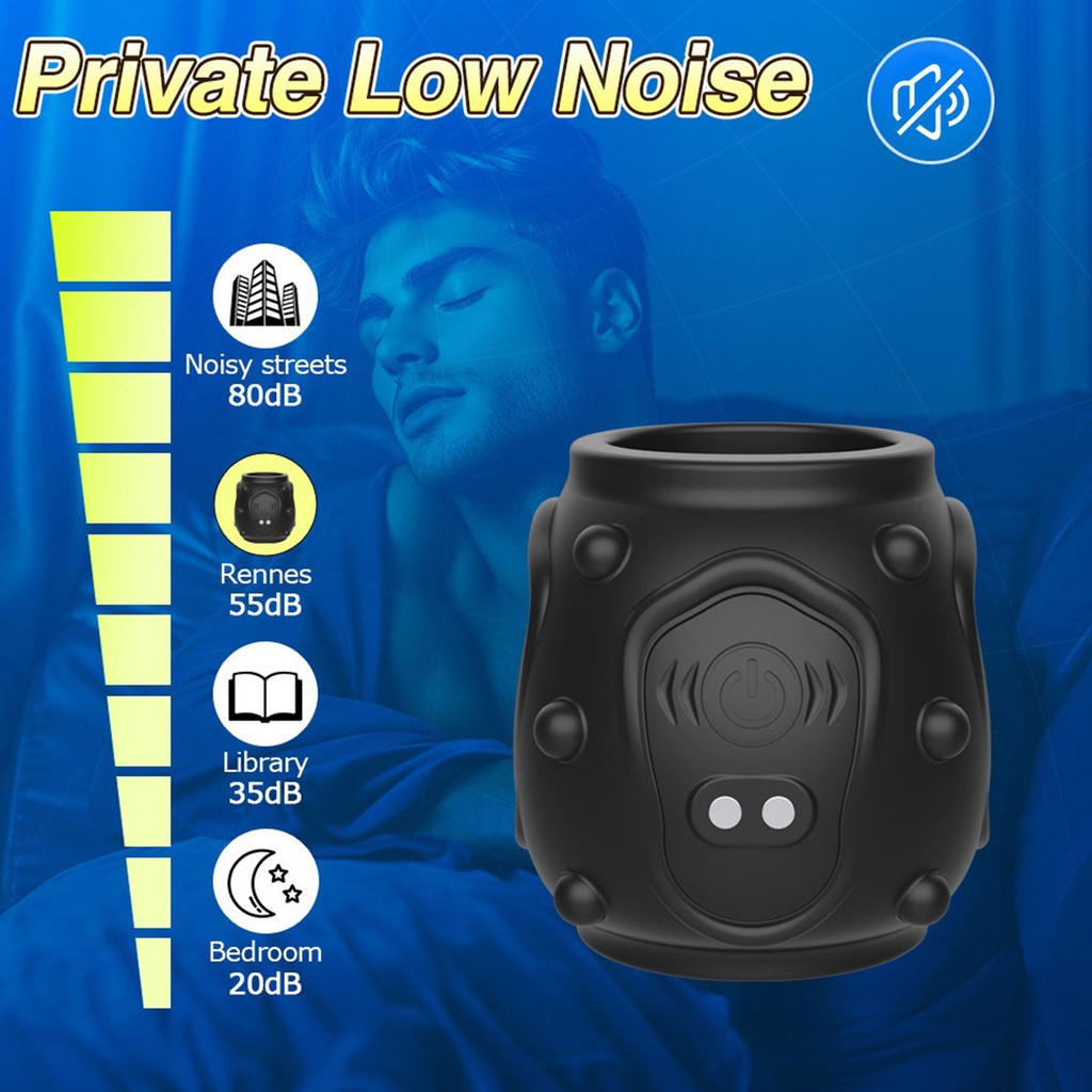 SMT4295 - Vòng bi đeo dương vật chống xuất tinh sớm có 10 chế độ