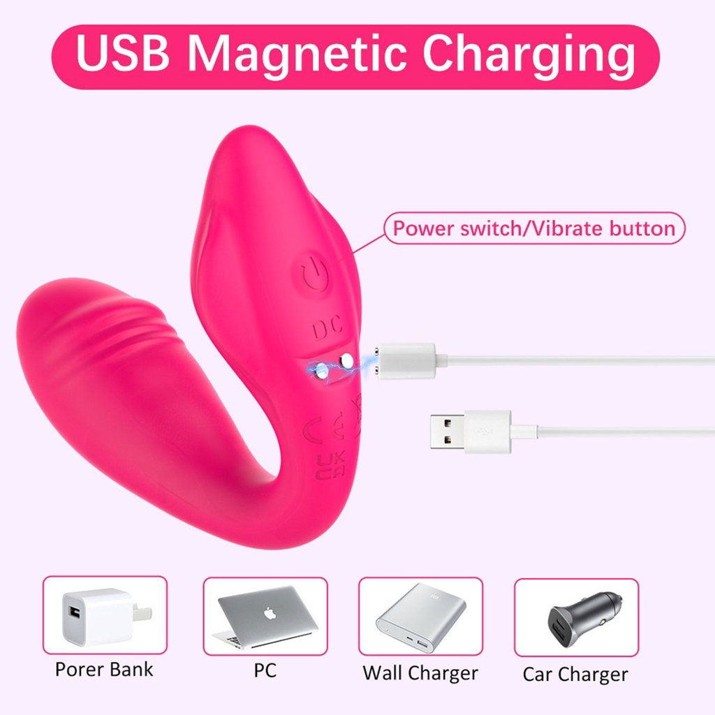 SMT4370 - Máy rung 2 đầu dương vật điều khiển từ xa và sạc điện