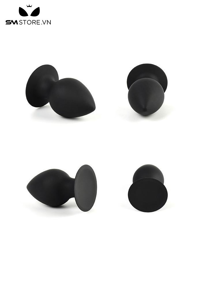 SMT439 - Butt plug silicon thân mập đế mỏng 4 size lựa chọn