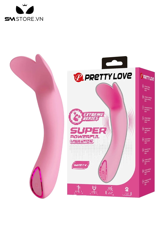 SMT4393 - Máy rung Pretty Love có 10 tần số và sạc điện dài 139mm