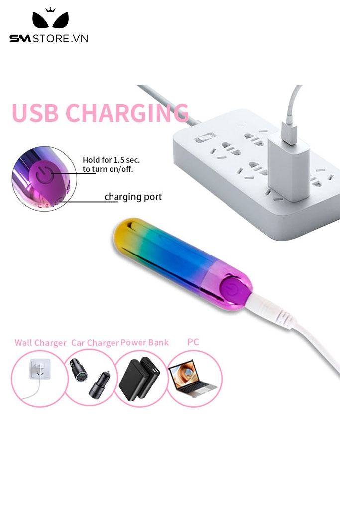 SMT4405 - Trứng rung mini không dây và sạc điện có 10 tần số chống nước