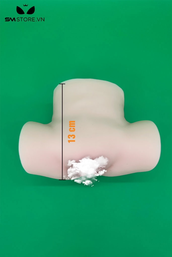 SMT441 - Mông giả nguyên khối có âm đạo silicon mềm dài 13cm