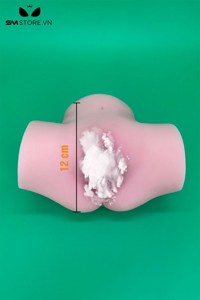 SMT441 - Mông giả nguyên khối có âm đạo silicon mềm dài 13cm