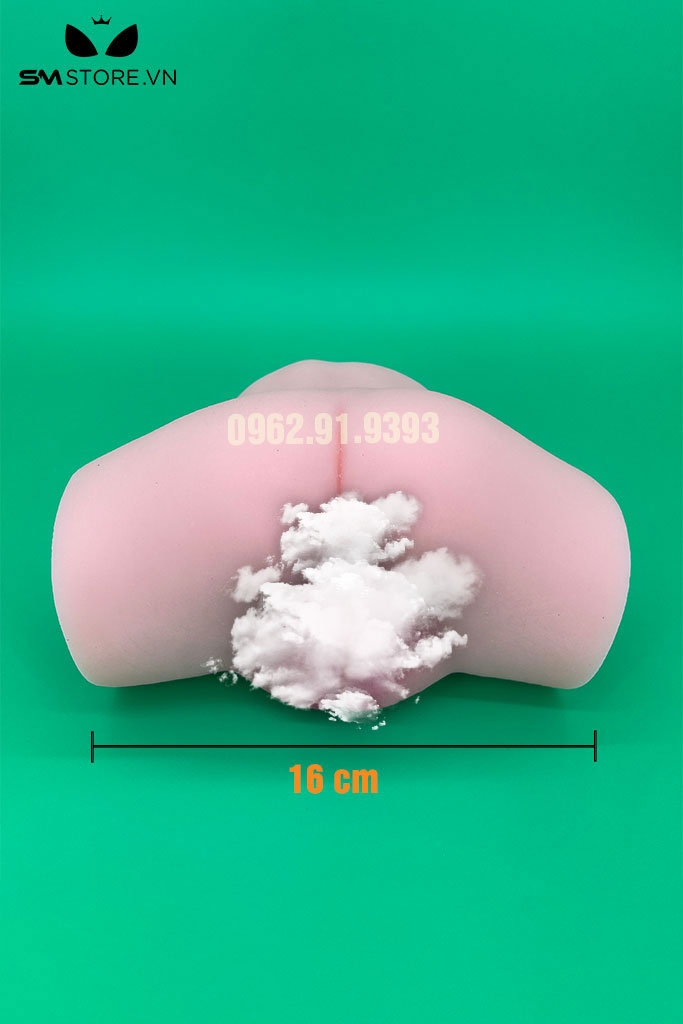 SMT441 - Mông giả nguyên khối có âm đạo silicon mềm dài 13cm