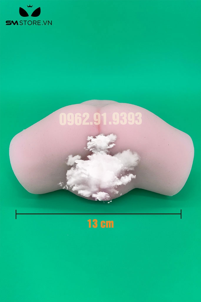 SMT441 - Mông giả nguyên khối có âm đạo silicon mềm dài 13cm
