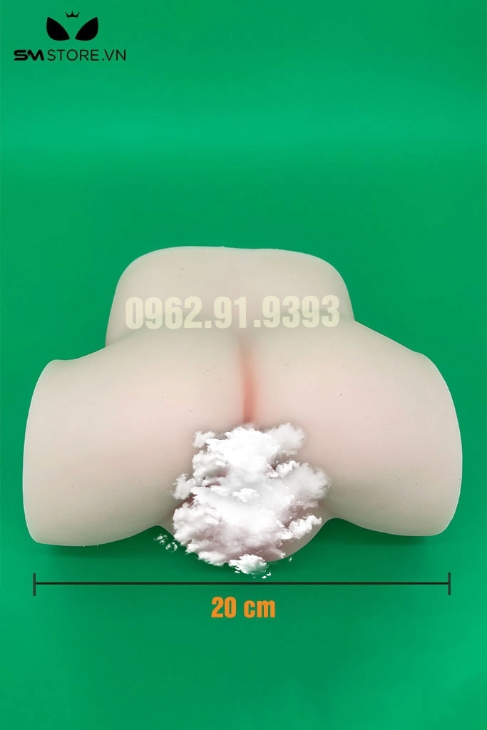 SMT441 - Mông giả nguyên khối có âm đạo silicon mềm dài 13cm