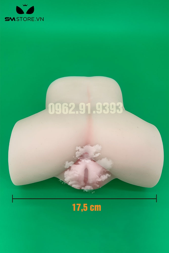 SMT441 - Mông giả nguyên khối có âm đạo silicon mềm dài 13cm