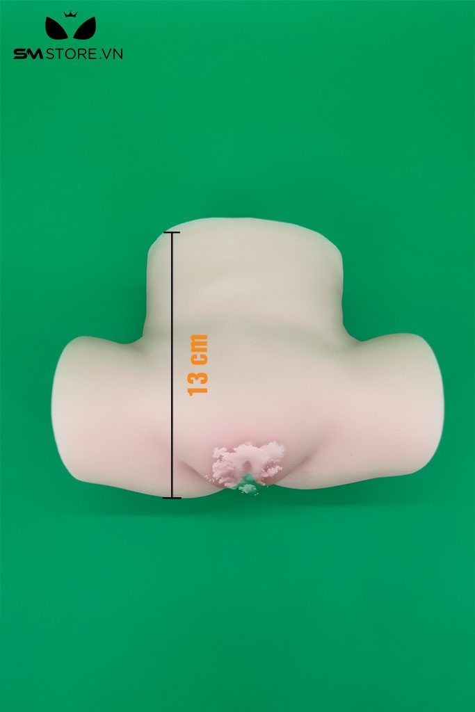 SMT441 - Mông giả nguyên khối có âm đạo silicon mềm dài 13cm