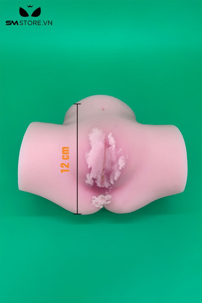 SMT441 - Mông giả nguyên khối có âm đạo silicon mềm dài 13cm