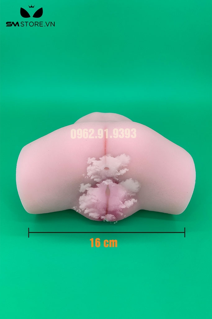 SMT441 - Mông giả nguyên khối có âm đạo silicon mềm dài 13cm
