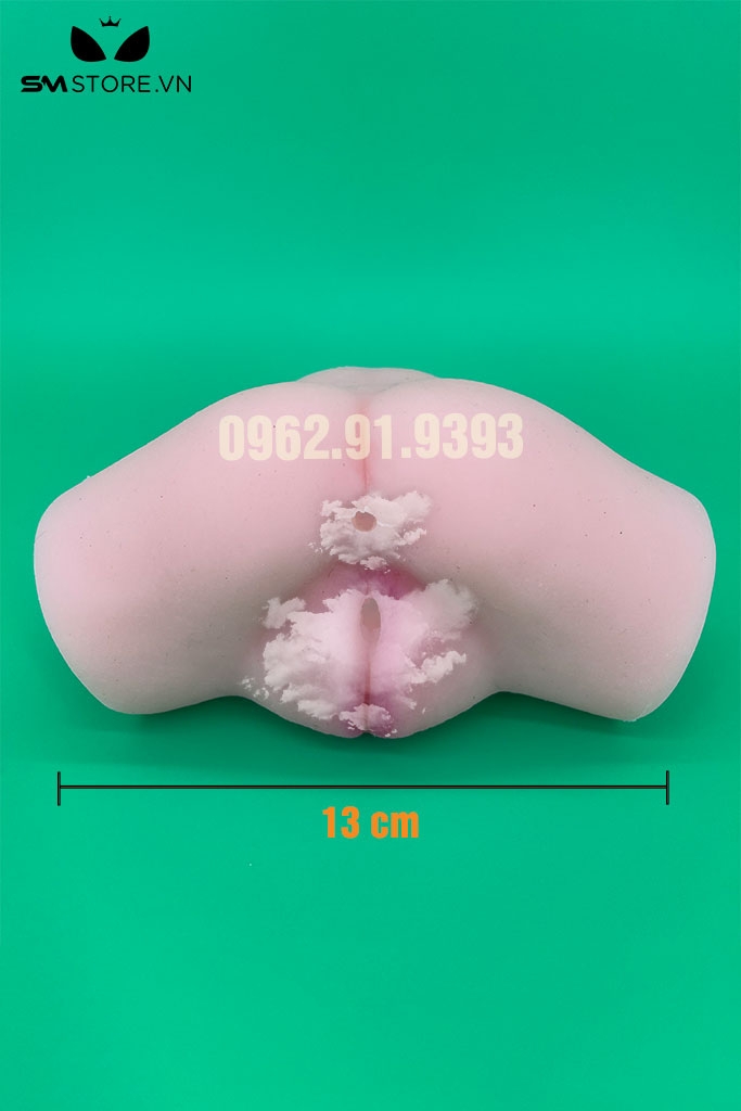SMT441 - Mông giả nguyên khối có âm đạo silicon mềm dài 13cm