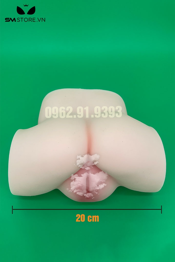 SMT441 - Mông giả nguyên khối có âm đạo silicon mềm dài 13cm