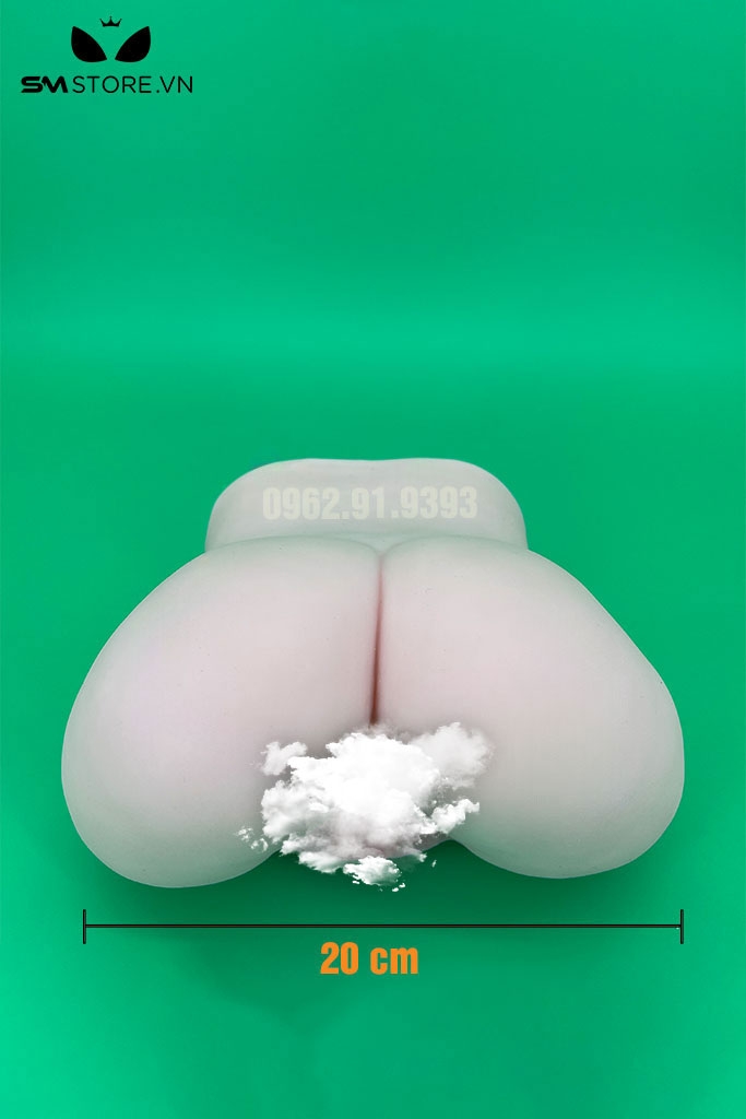 SMT443 - Mông giả silicon nguyên khối có âm đạo và hậu môn 5 size
