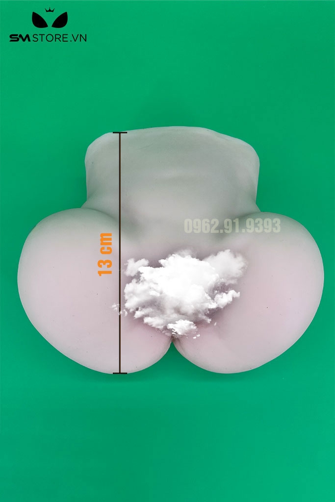 SMT443 - Mông giả silicon nguyên khối có âm đạo và hậu môn 5 size