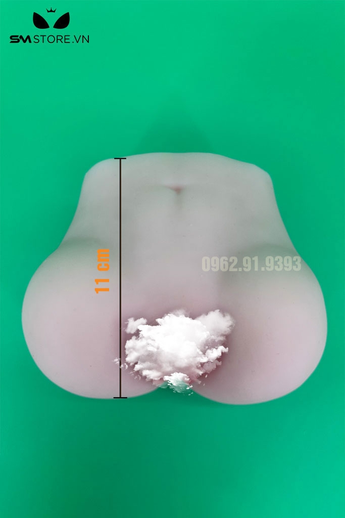 SMT443 - Mông giả silicon nguyên khối có âm đạo và hậu môn 5 size
