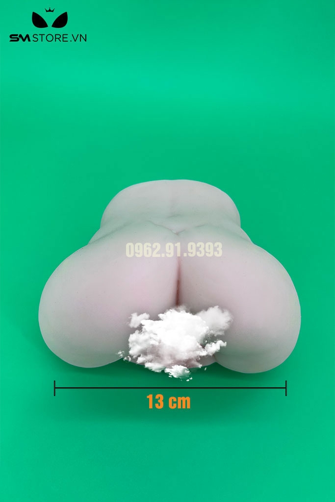 SMT443 - Mông giả silicon nguyên khối có âm đạo và hậu môn 5 size