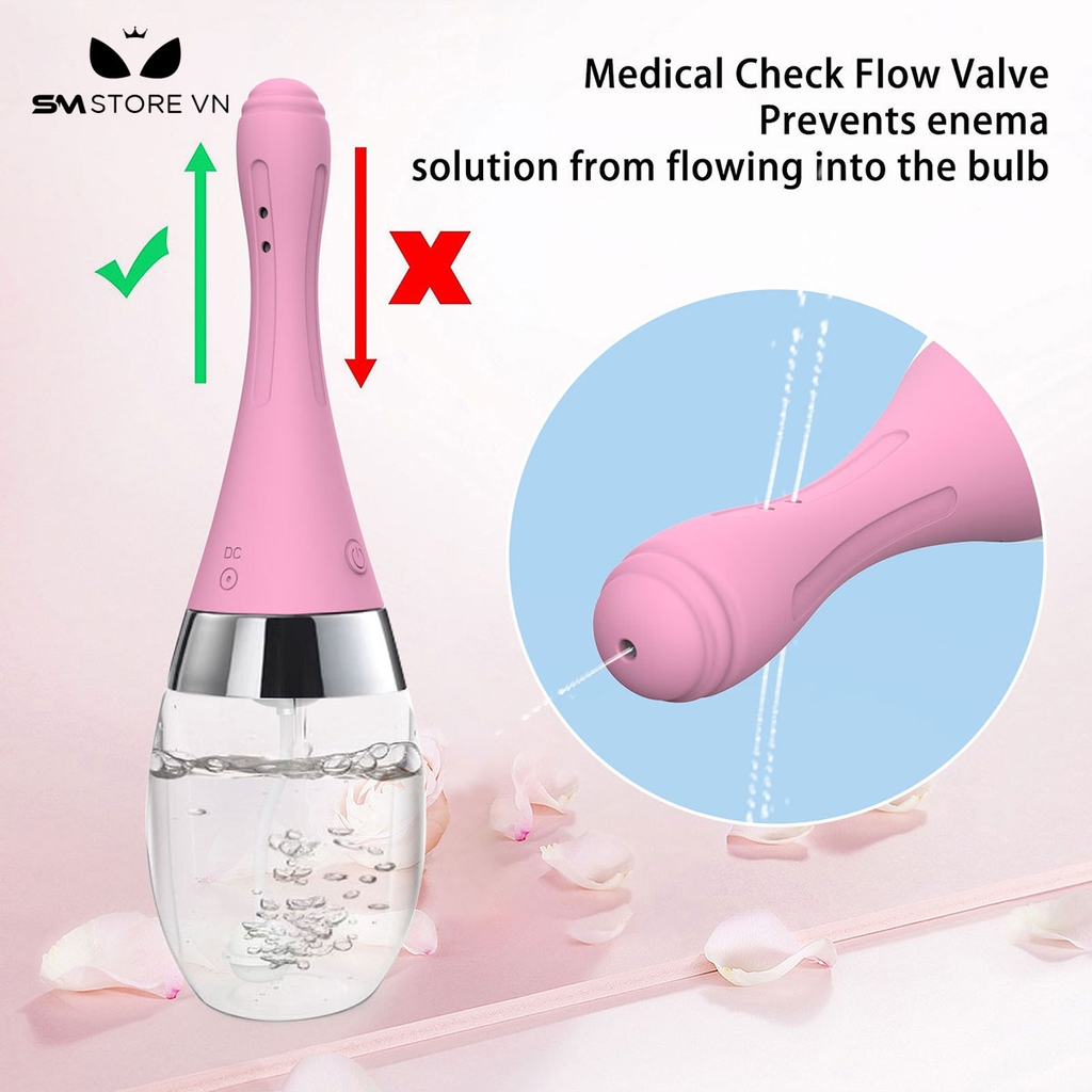 SMT4467 - Máy thụt rửa âm đạo và hậu môn có 5 lỗ thoát nước dài 26cm