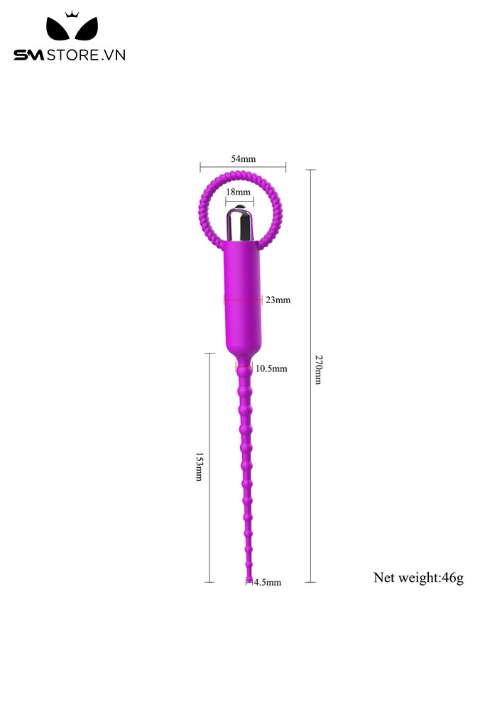 SMT4483 - Sounding rung niệu đạo có 10 chế độ dạng chuỗi hạt