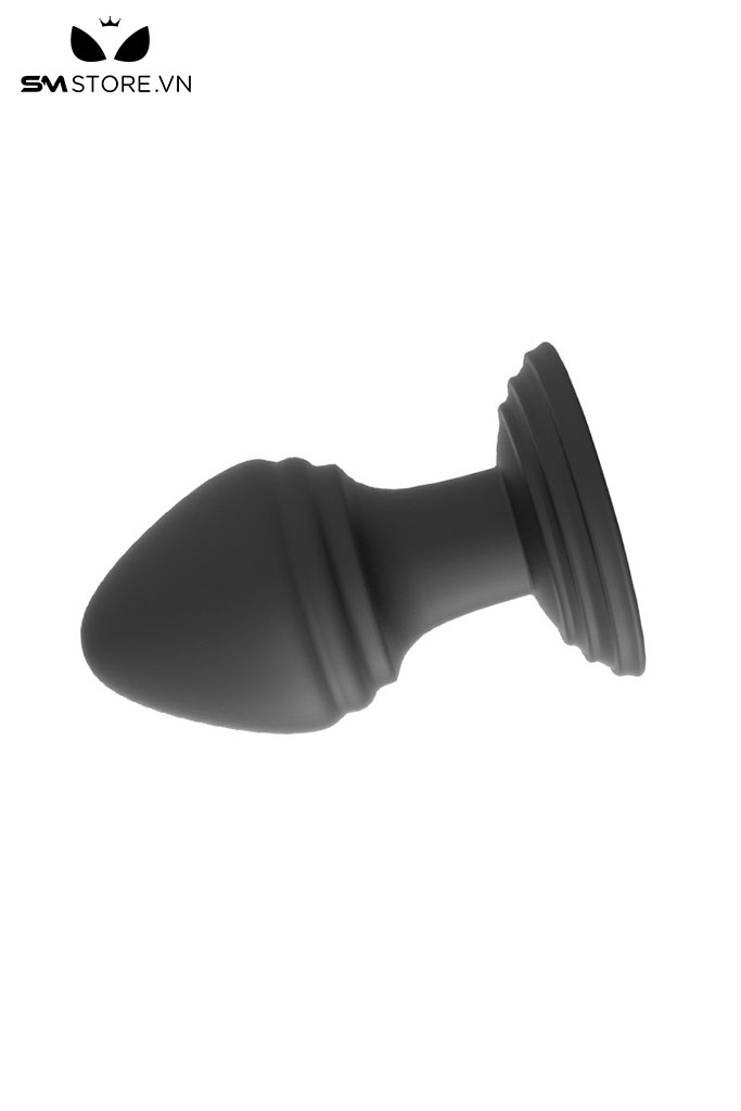 SMT4518 - Butt plug hậu môn silicon với những đường vân ngang