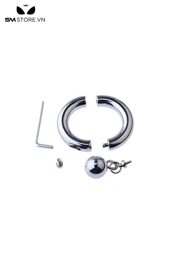 SMT4579 - Tạ đeo tinh hoàn bằng inox không gỉ kèm bi tròn đơn