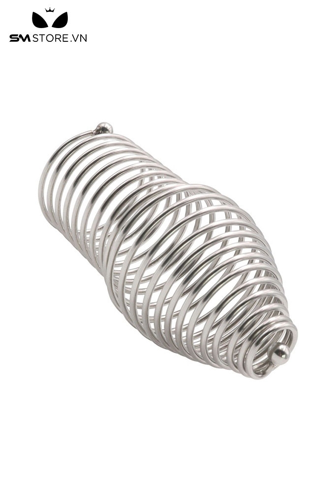SMT4595 - Vòng bi đeo dương vật inox cao cấp thiết kế lò xo có 3 size