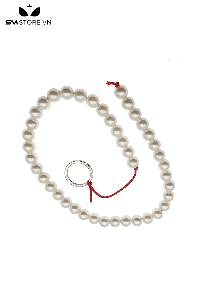 SMT4600 - Anal beads dạng chuỗi hạt ngọc trai dài 60cm dây co giãn