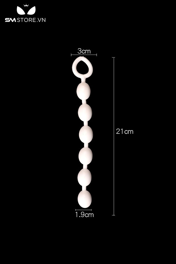 SMT4606 - Anal beads dạng chuỗi hạt tịnh tiến từ nhỏ đến to dài 21cm