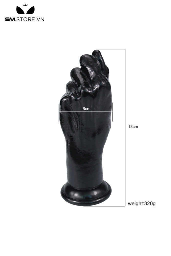 SMT4632 - Đồ chơi hậu môn anal huge khủng lồ bàn tay nắm dài 18cm