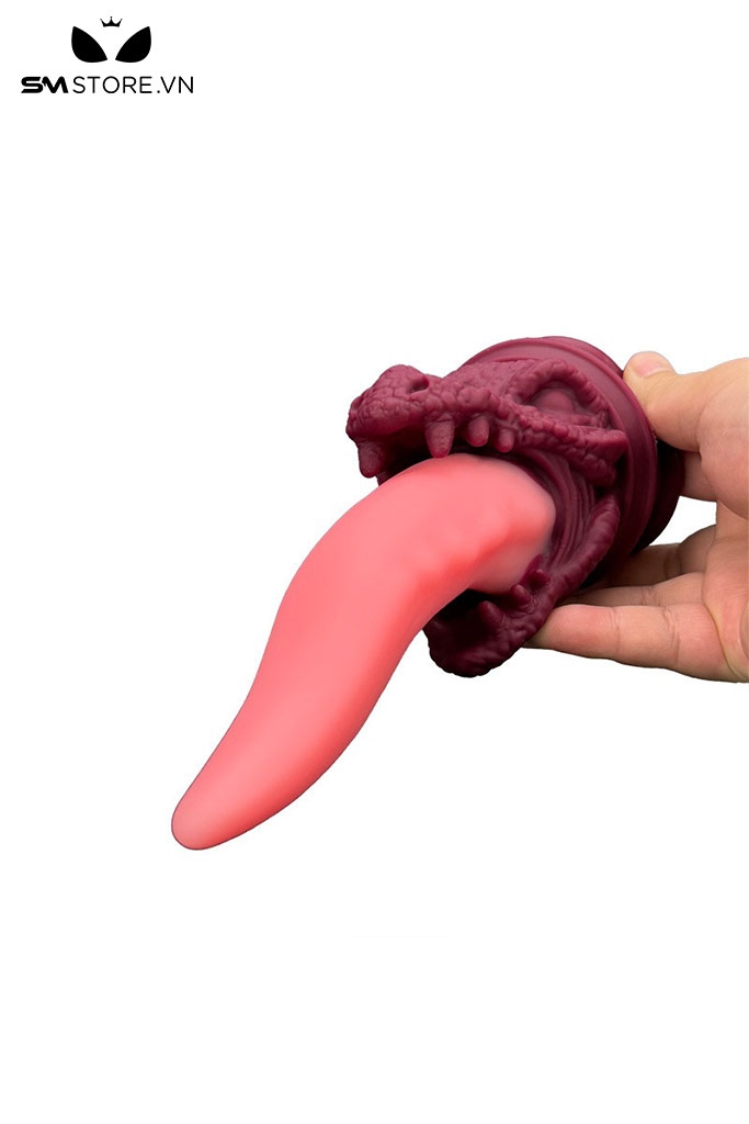 SMT4635 - Anal huge hình đầu rồng với lưỡi dài có độ cong nhẹ dài 23cm