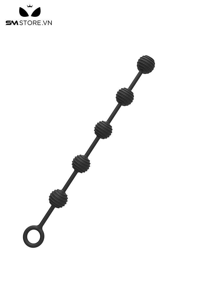 SMT4638 - Anal beads thiết kế bề mặt vân xoắn và phần dây nối linh hoạt