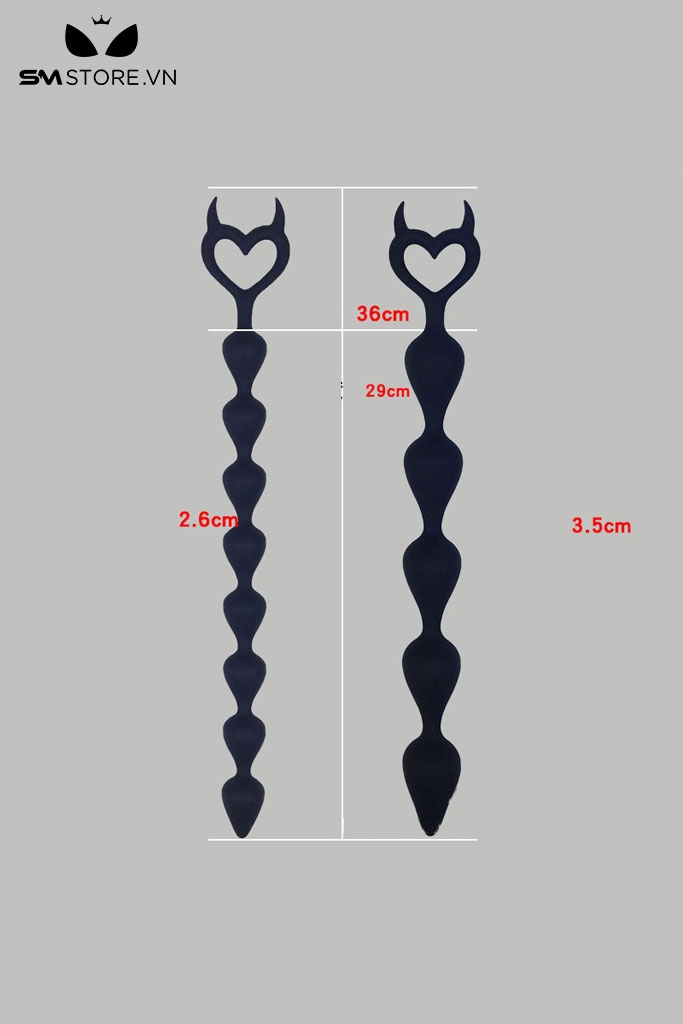 SMT4641 - Anal beads chuỗi hạt kéo kích thích điểm G dài 36cm