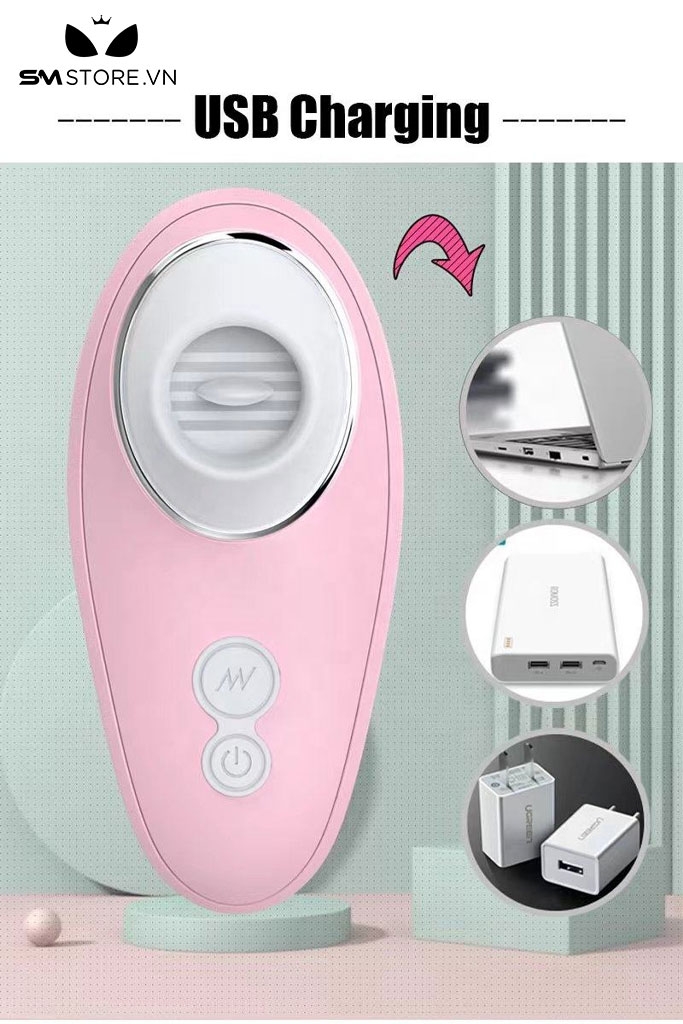 SMT4666 - Lưỡi rung ngụy trang con chim gõ kiếm có 10 tần số và sạc điện