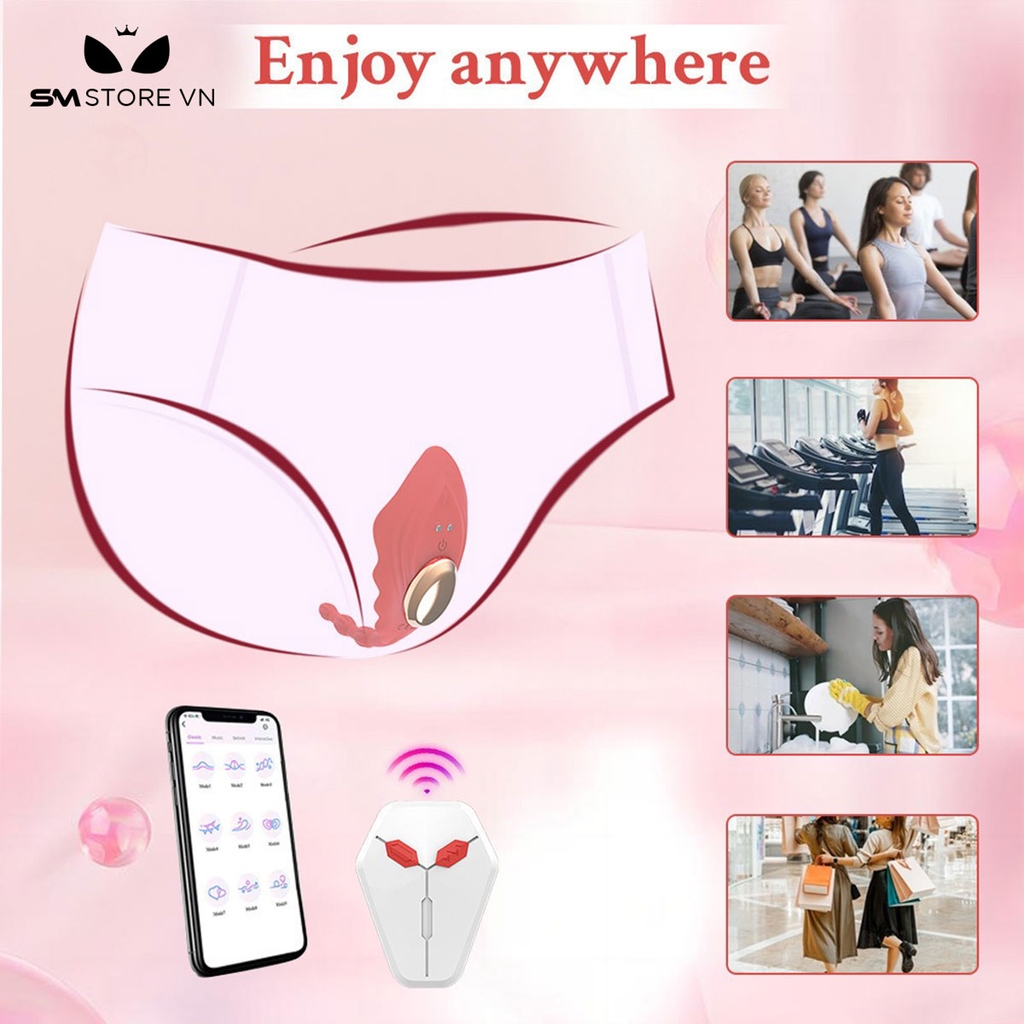 SMT4683 - Quần lót rung điều khiển qua APP kích thích điểm G
