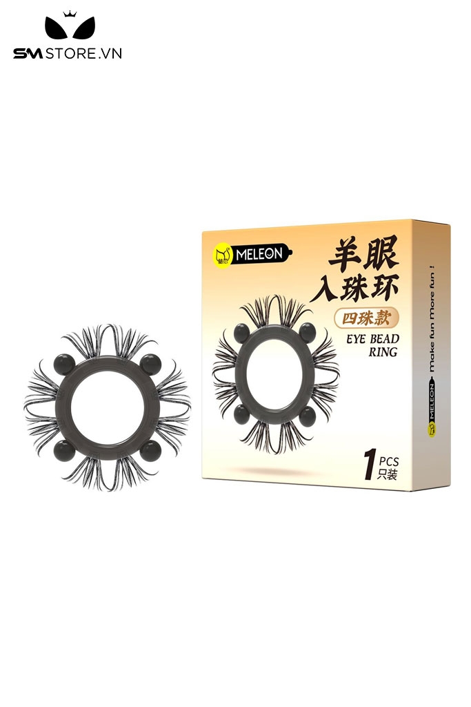 SMT4700 - Vòng đeo dương vật râu rồng thiết kế có 4 bi bao quanh