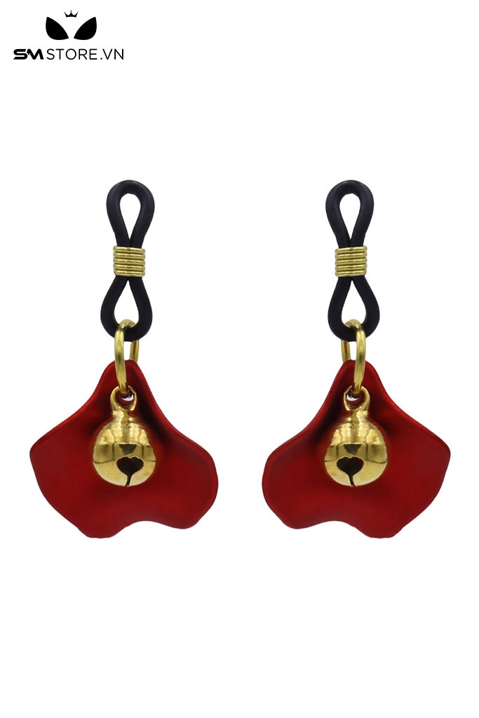 SMT4738 - Kẹp đầu vú play nipple dây silicon đàn hồi hình cánh hoa hồng