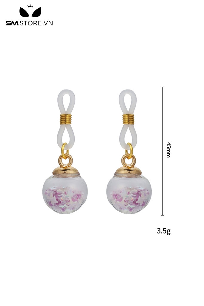 SMT4739 - Kẹp ngực nipple play silicon với hình quả cầu dạ quang